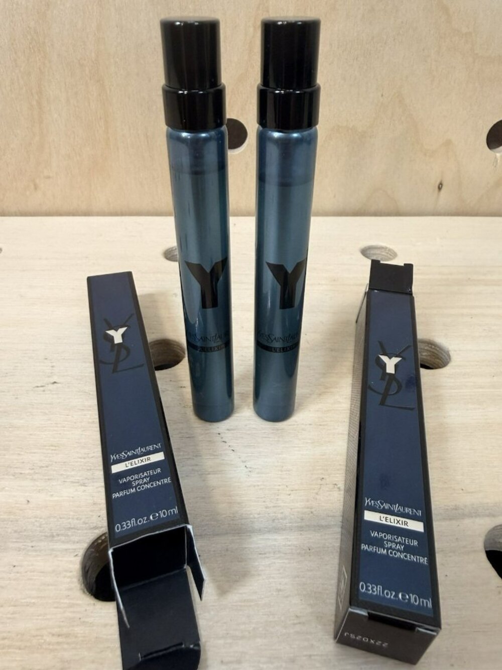 2 - Yves Saint Laurent Y ELIXIR YSL L'ELIXIR Travel Spray Perfume Mens 10ml 0.33 - Picture 5 of 8